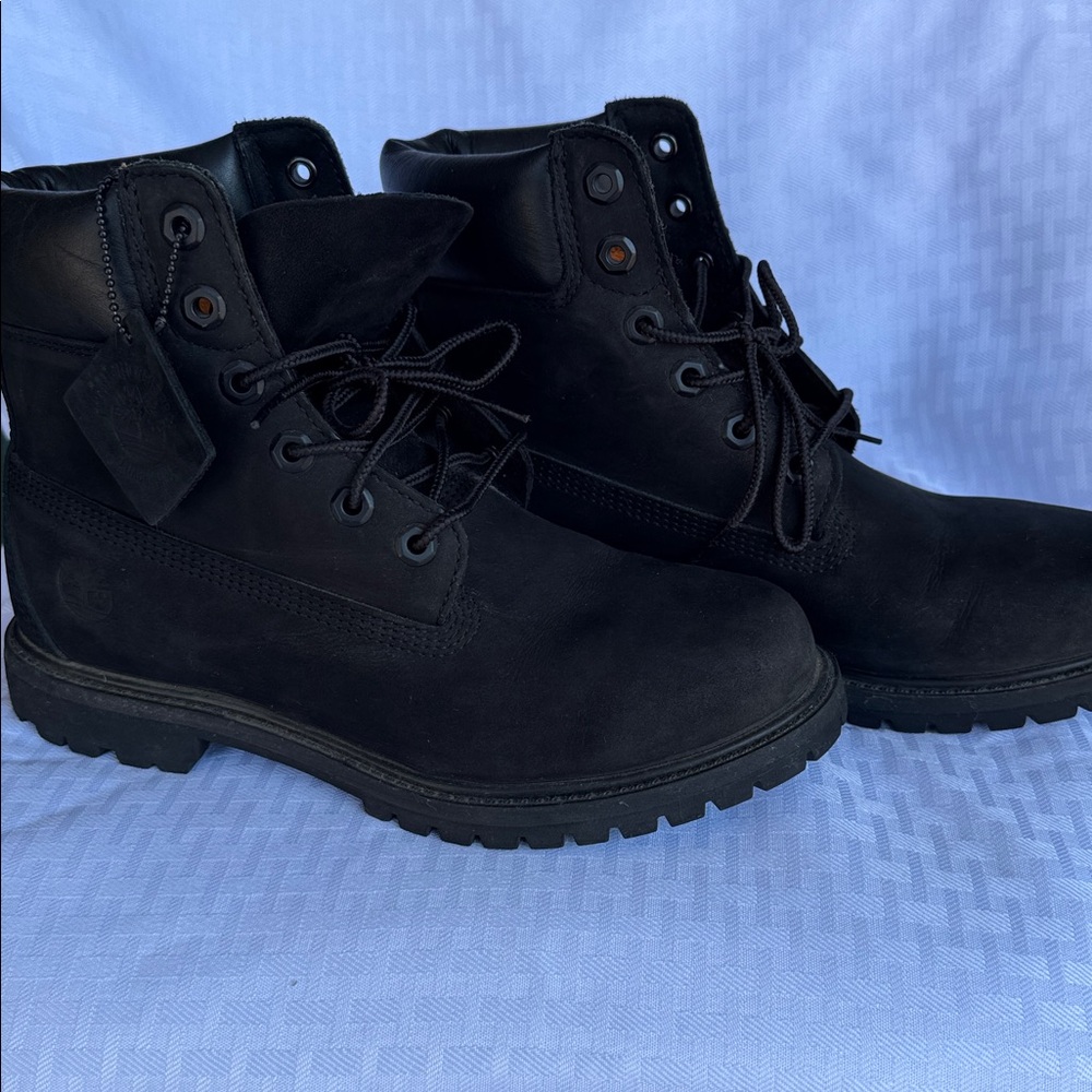 Timberland Black Leather Boots